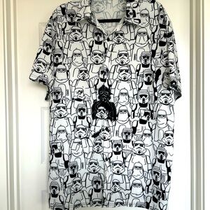 Men’s Star Wars themed button down